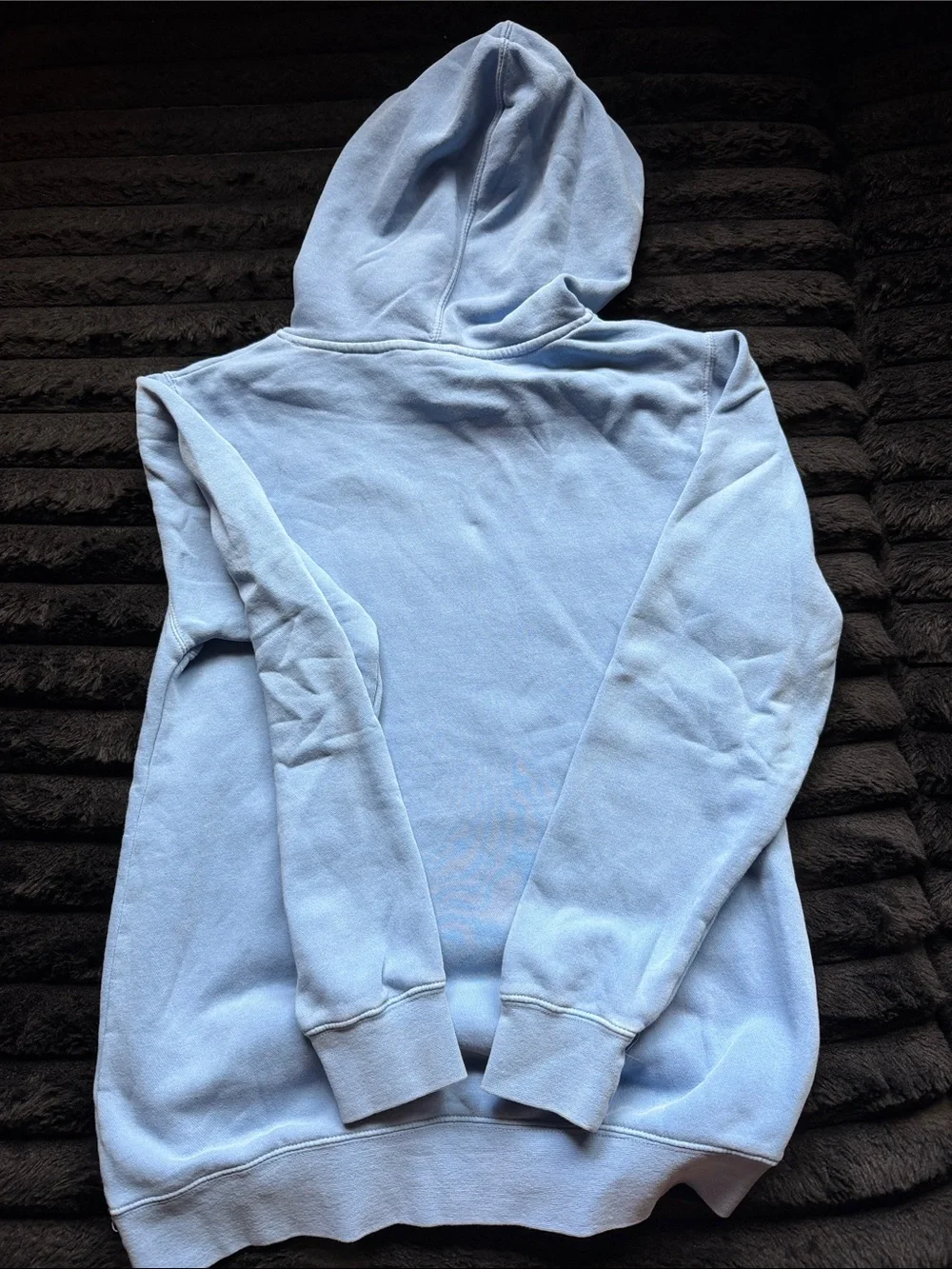 Blue Graphic Pullover Hoodie with Desert Skate Print - Picture 3 of 3